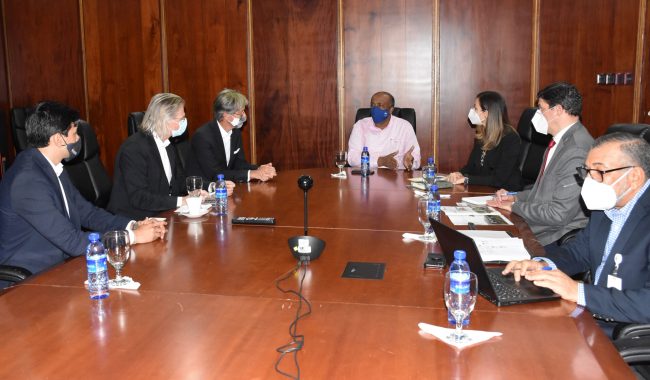 Inversionistas de Alemania reunidos con el ministro de Energía y Minas