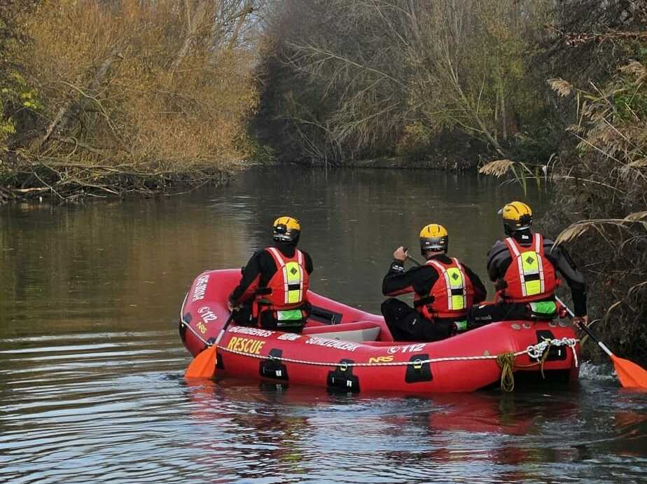 Búsqueda en el Río Arga de Pamplona, tras dar con el bolso de Rosa Gabriela Reyes