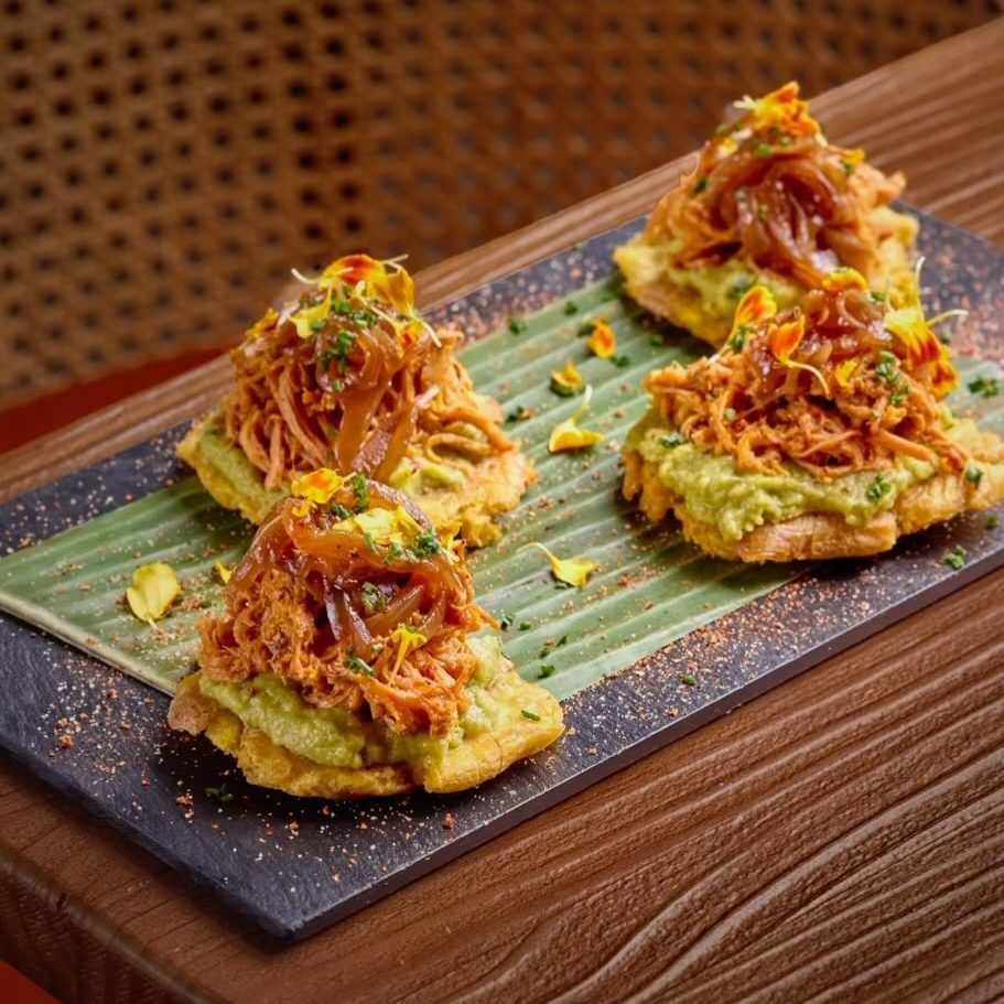 Tostón de Cochinita Pibil