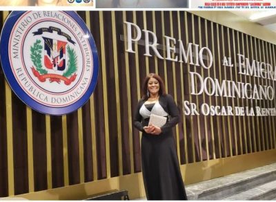 Janet Bautista nominada al Premio Oscar de la Renta desde Italia