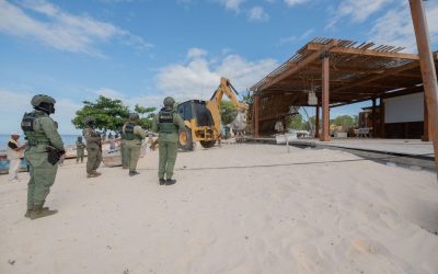 Medio Ambiente ejecuta acciones de recuperación y protección del litoral en Pedernales