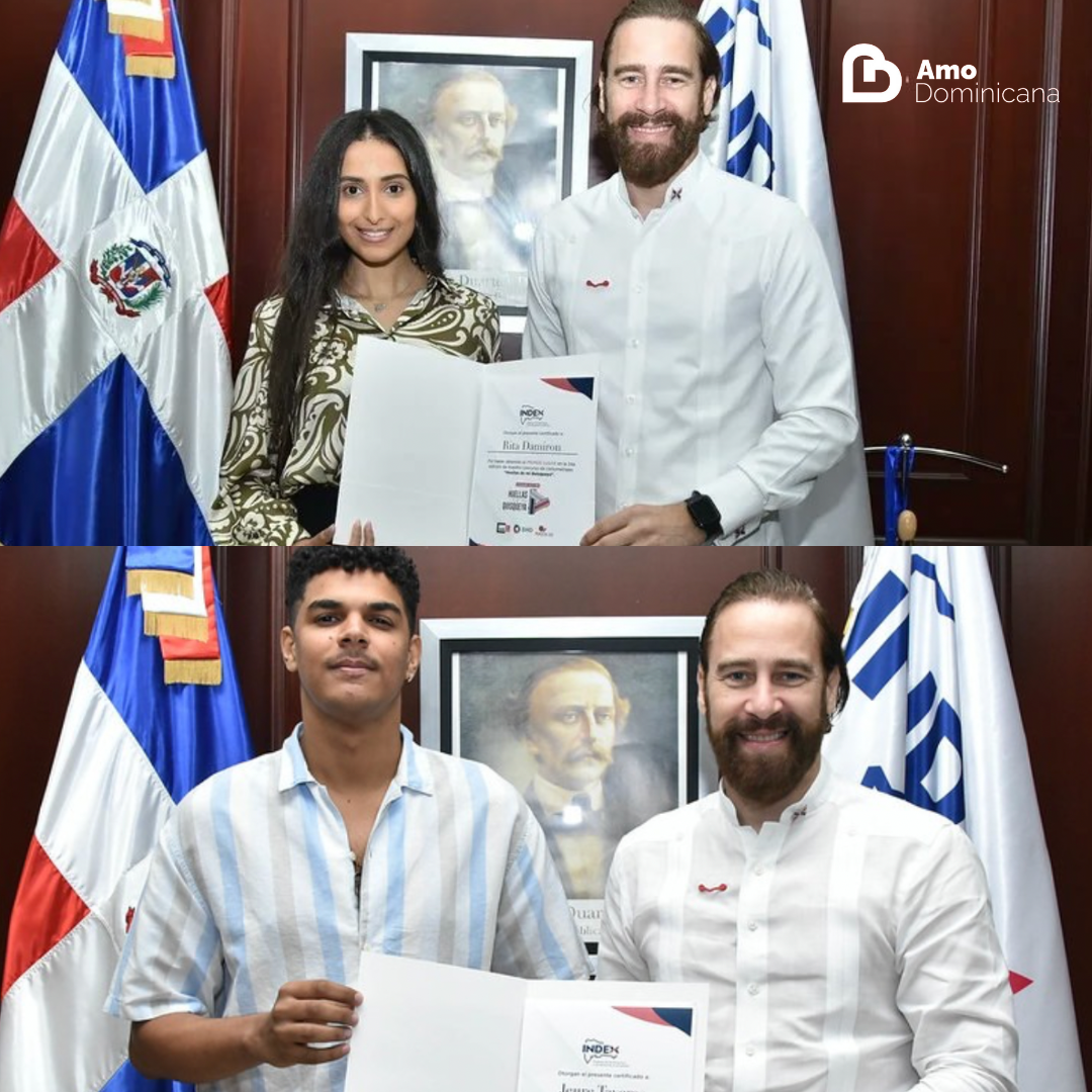 Huellas de mi Quisqueya: Director del Index, Carlos de la Mota, entrega certificado a ganadores
