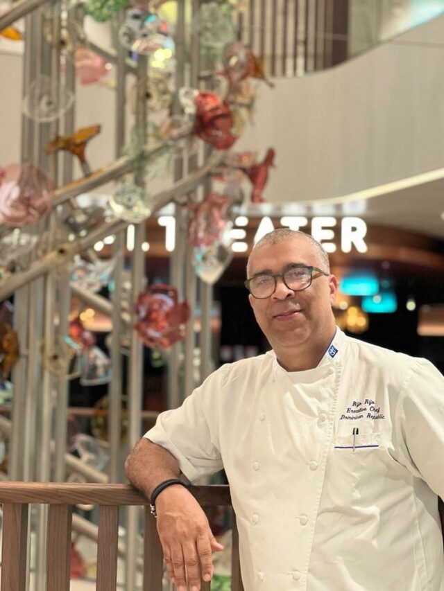 Un dominicano es chef líder del crucero más grande del mundo