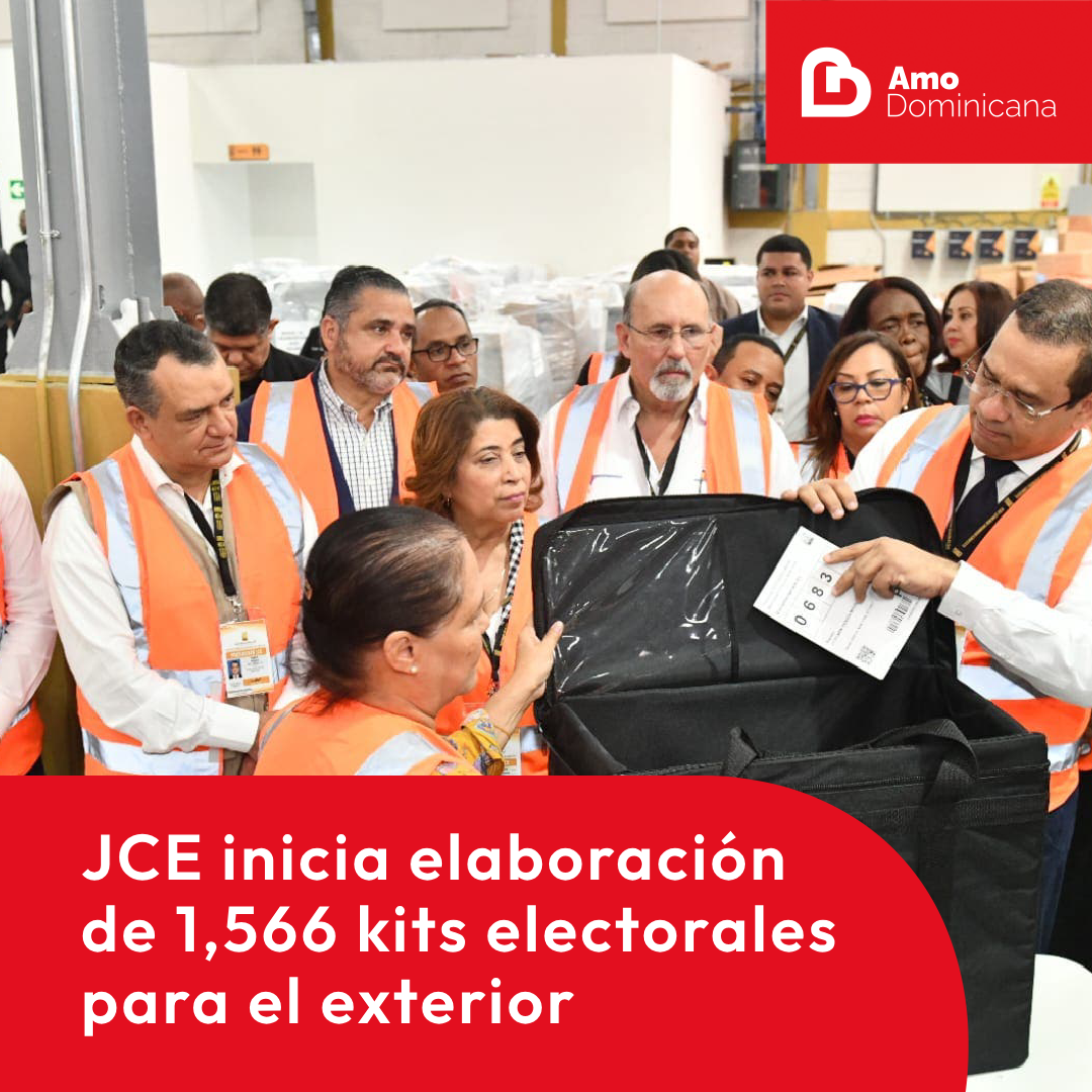 JCE inicia elaboración de 1,566 kits electorales para el exterior