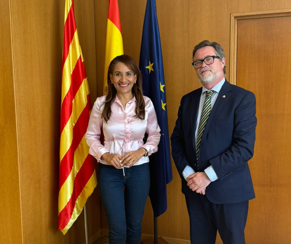 Tarragona: Zoraima Cuello y subdelegado Gobierno impulsarán Cátedra Profesor Juan Bosch