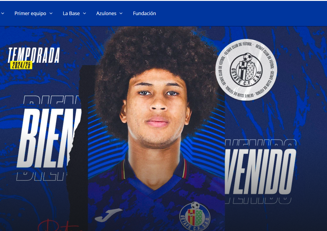 Futbolista dominicano Peter Federico jugará con el Getafe