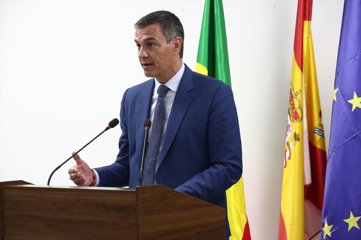 Pedro Sánchez defiende la migración como pilar fundamental para la economía española Pedro Sánchez defiende la migración como pilar fundamental para la economía española