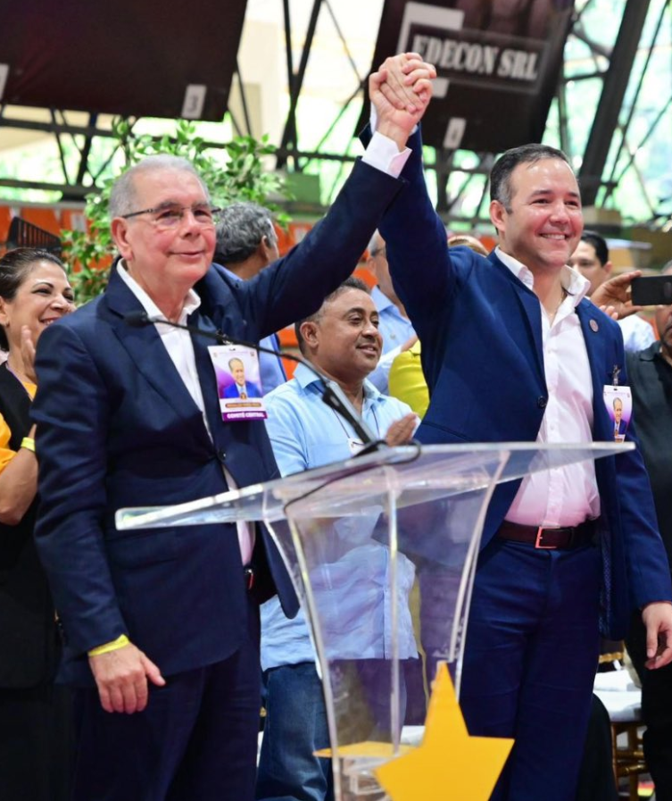 Danilo Medina y Johnny Pujols ganan la presidencia y secretaría general del PLD
