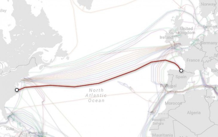 ¡Hito tecnológico! Cable de Meta unirá Carolina del Sur con Santander, España