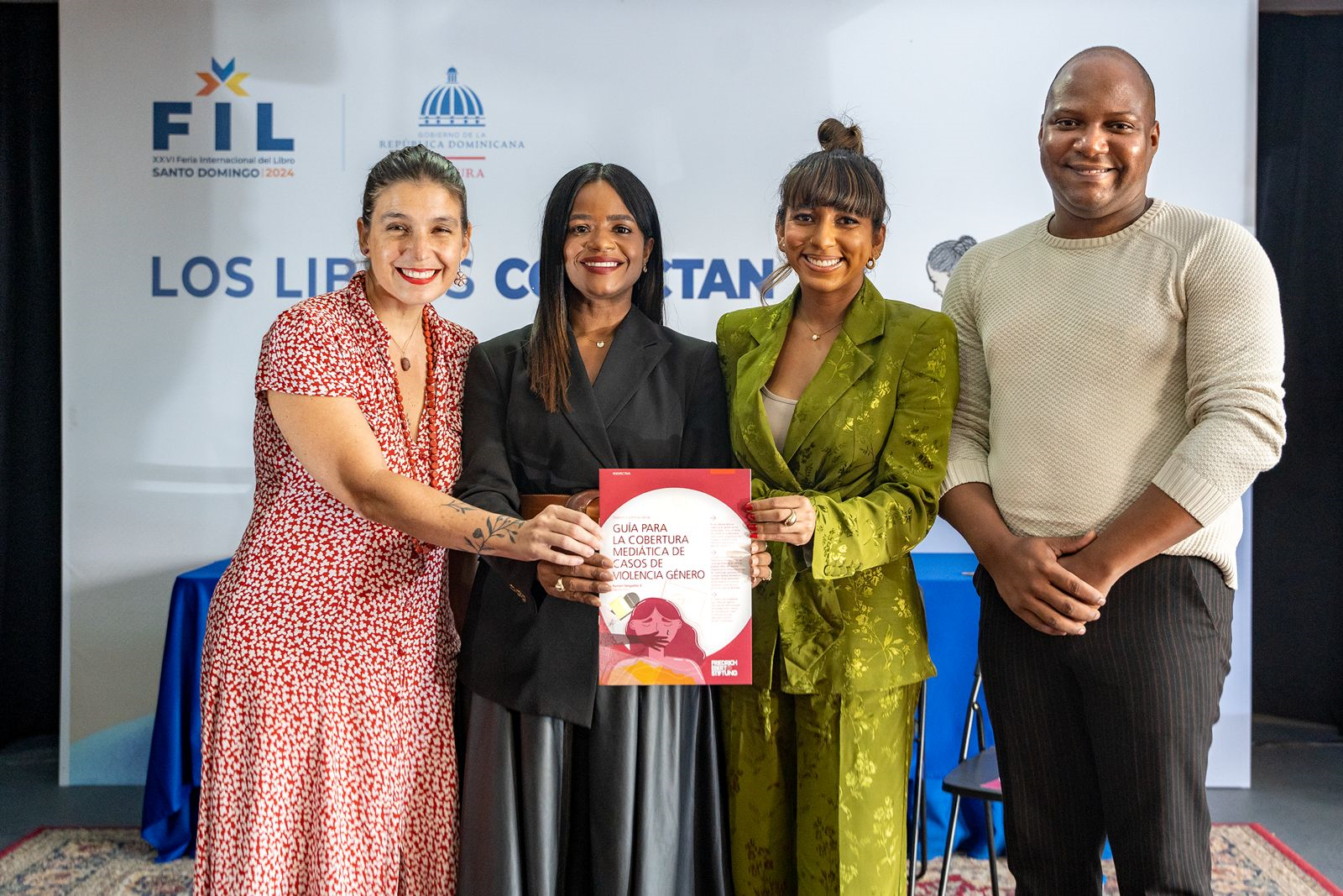 Presentan guía para cobertura de casos de violencia de género en FILSD 2024