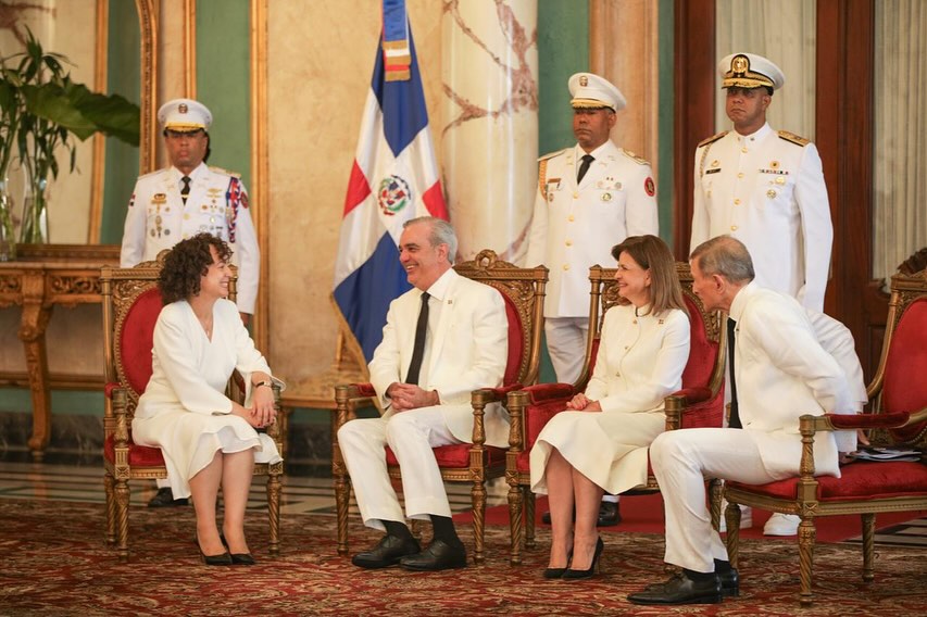 Lorea Arribalzaga presenta cartas credenciales como embajadora de España en RD Lorea Arribalzaga presenta cartas credenciales como embajadora de España en RD