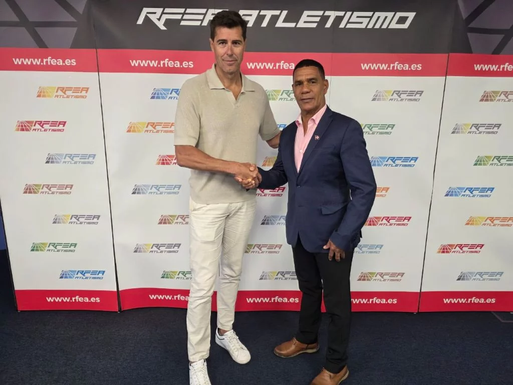 Federaciones de Atletismo de RD y España acuerdan cooperación técnica y deportiva