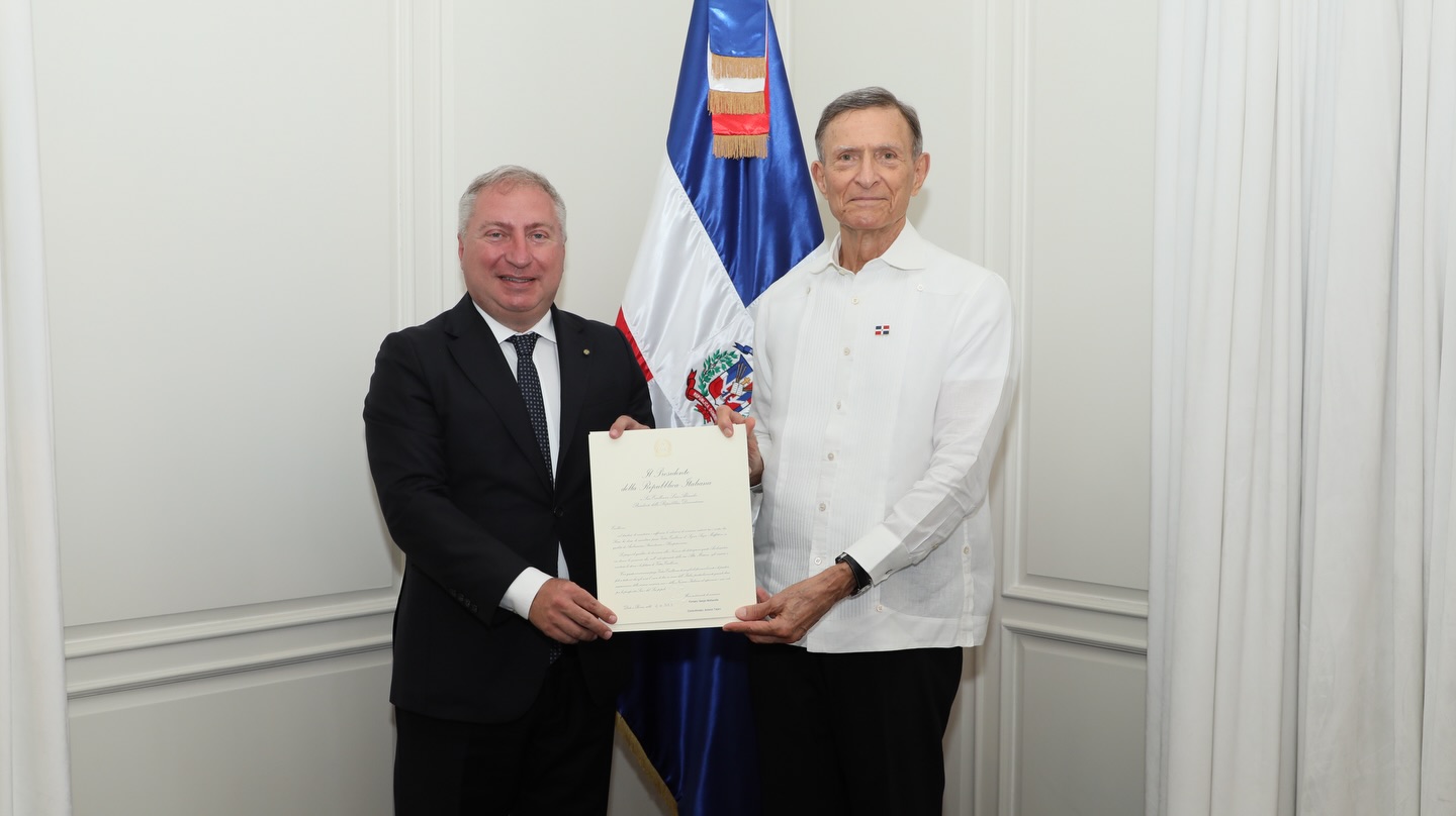 Sergio Maffettone inicia proceso de acreditación como nuevo embajador de Italia en RD