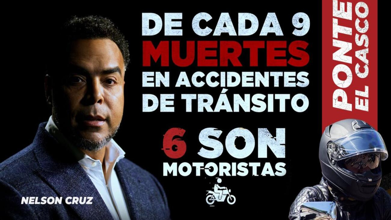 Nelson Cruz se suma a la campaña de concientización vial de la Digesett con mensaje dirigido a motociclistas