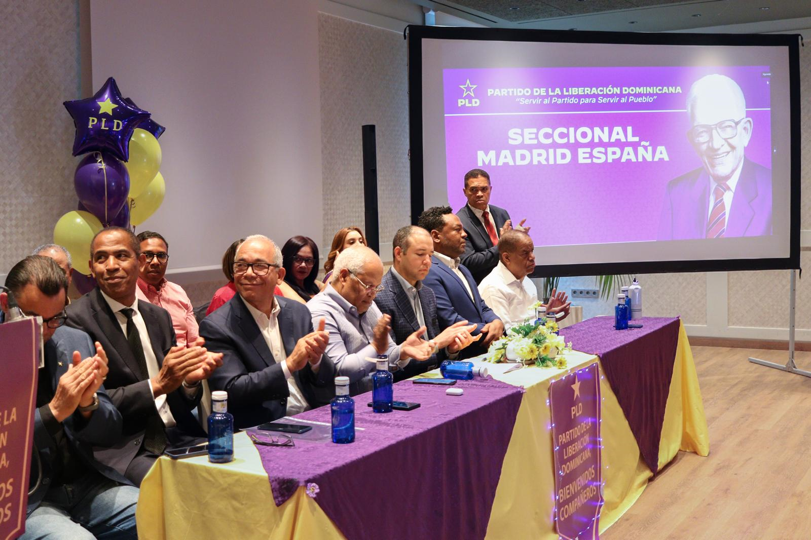 PLD celebra asamblea en Madrid para implementar su estrategia electoral de cara a 2028