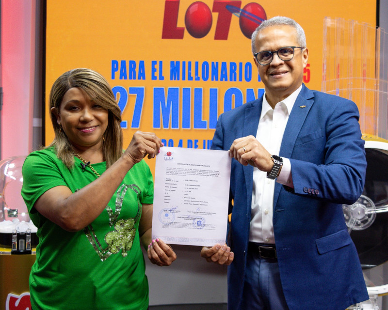 Dominicana residente en España gana 27 millones con el Loto de Leidsa