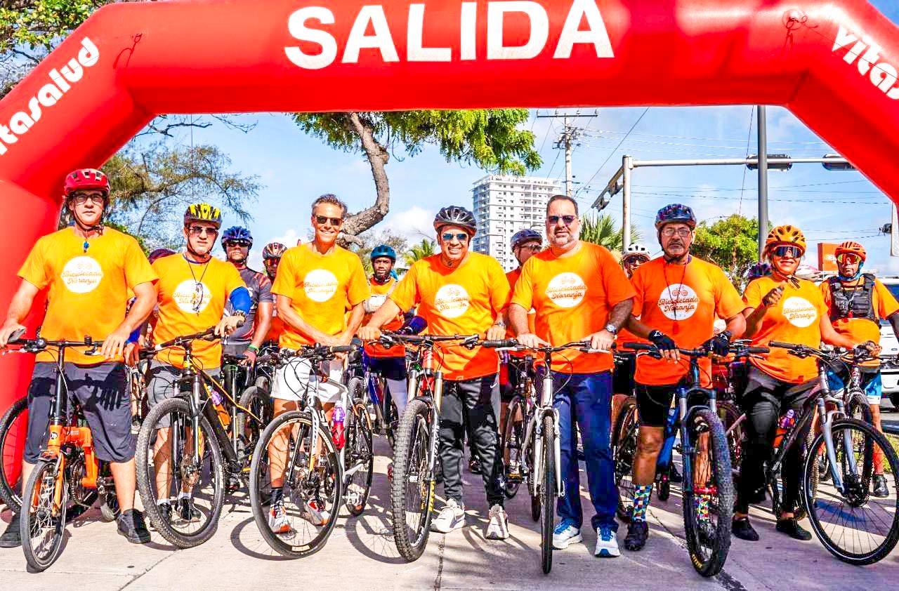 Países Bajos y Santo Domingo Este unen fuerzas por la movilidad sostenible en la Bicicletada Naranja