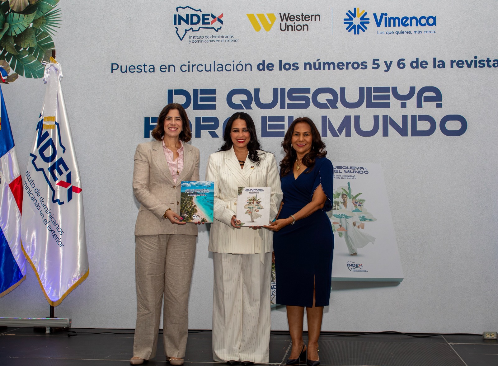 INDEX, Vimenca y Western Union presentan dos nuevas ediciones de la revista De Quisqueya para el Mundo