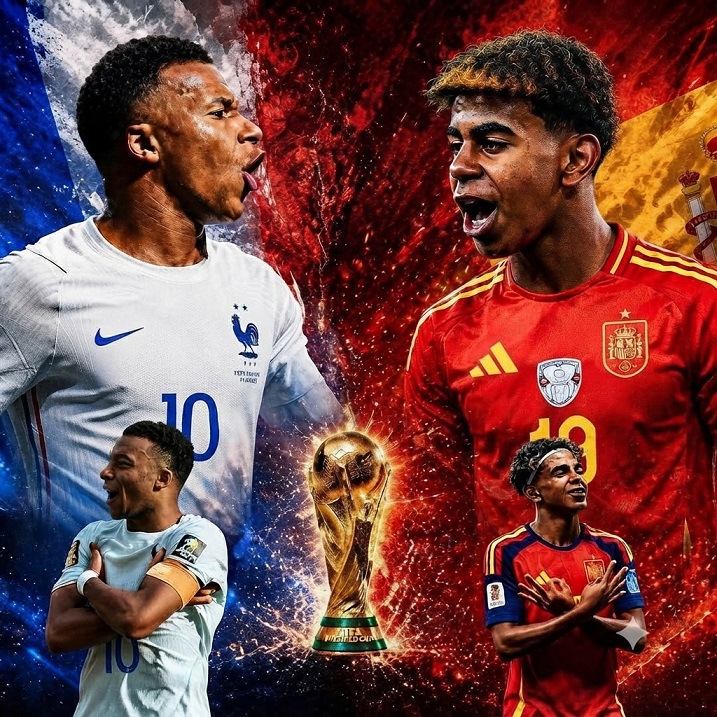 España y Francia vuelven a enfrentarse por un boleto a la final del Mundial España y Francia vuelven a enfrentarse por un boleto a la final del Mundial