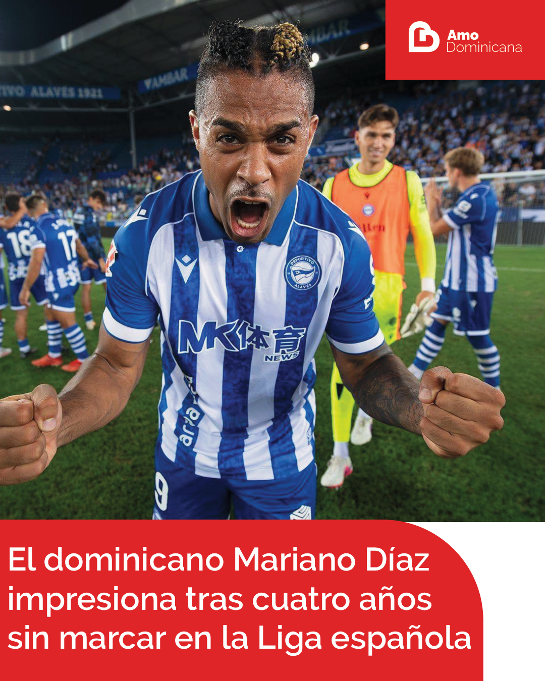El dominicano Mariano Díaz vuelve a marcar en LaLiga cuatro años después