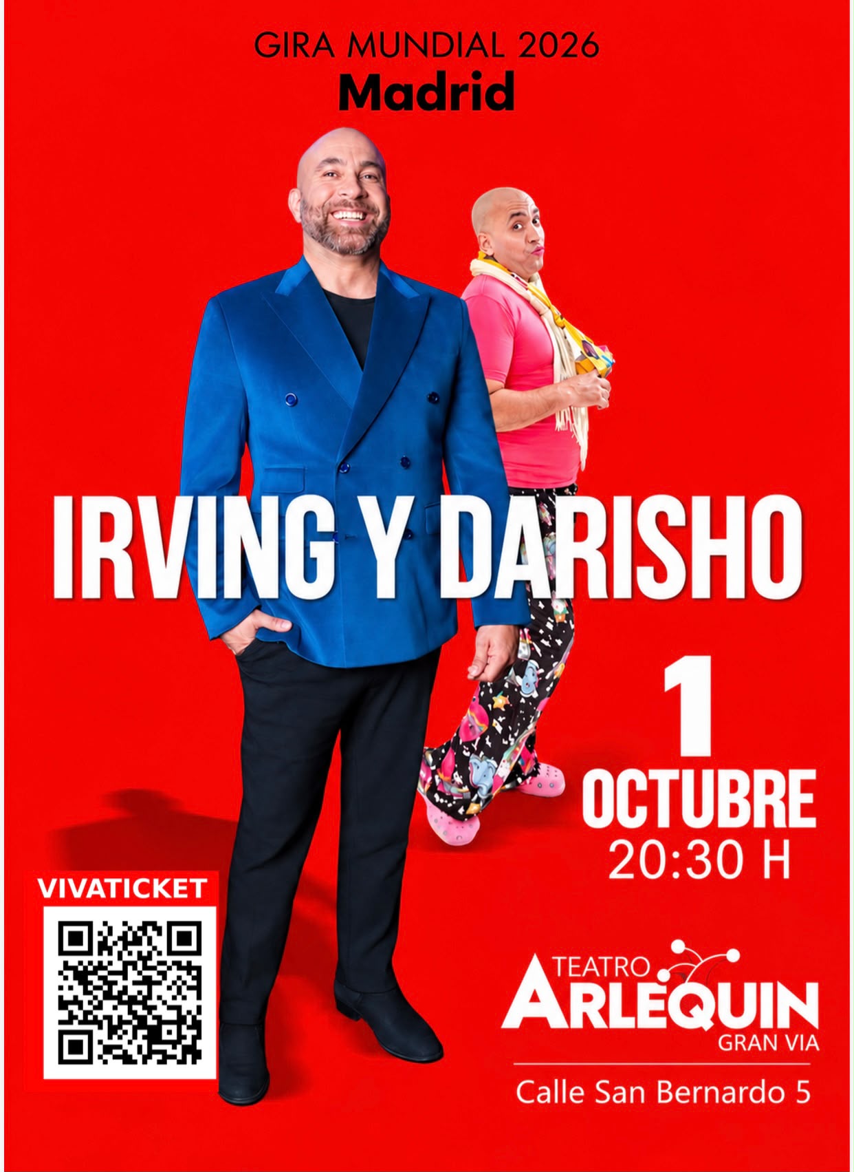 Irving Alberti inicia su gira por Europa con el espectáculo “Irving y Darisho”