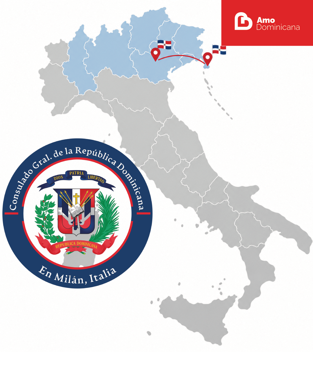 Italia: Consulado RD en Milán llevará operativo consular a Trieste y Castelfranco Veneto Italia: Consulado RD en Milán llevará operativo consular a Trieste y Castelfranco Veneto